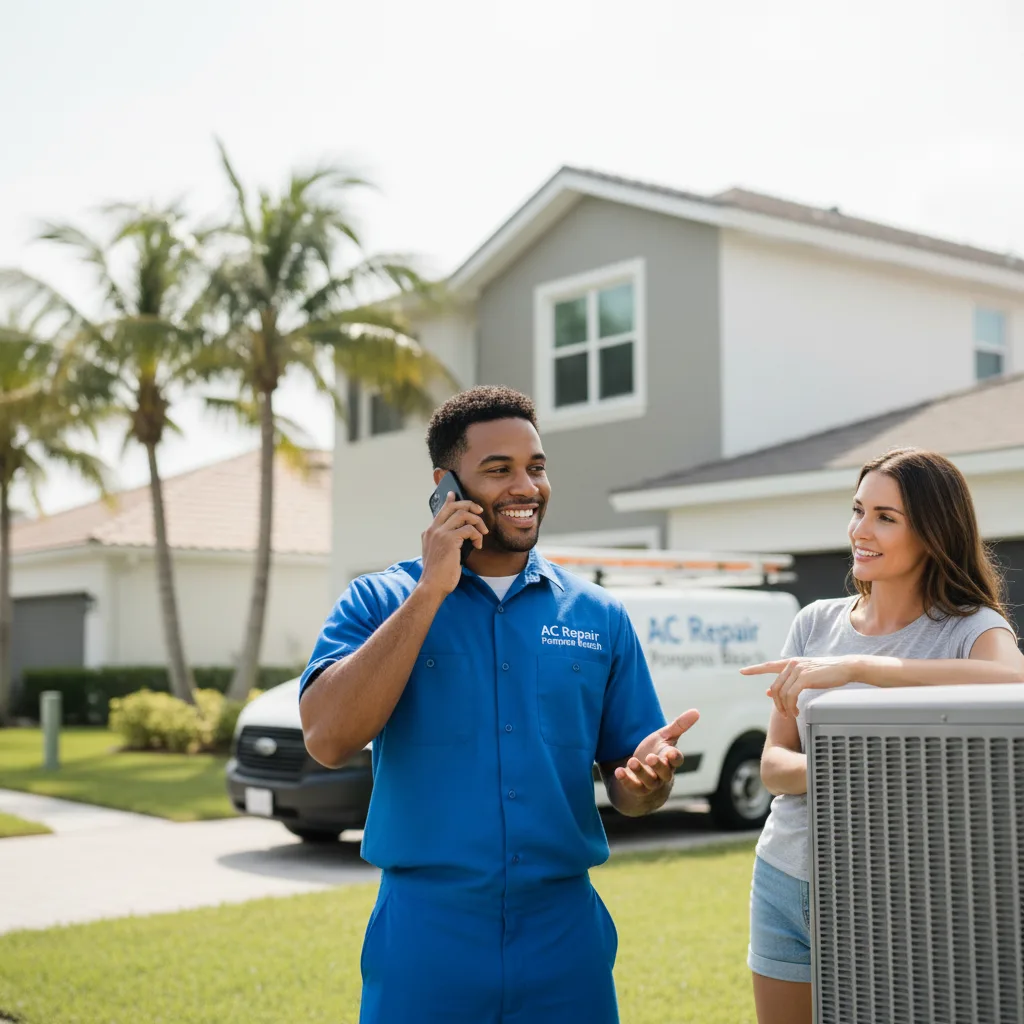 AC Repair Pompano Beach customer support in Eddington